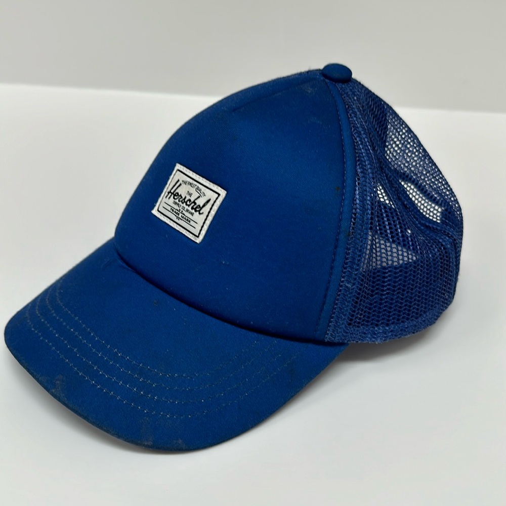 Hershel Supply Company whaler mesh back baby hat  blue